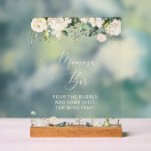 Fleurs blanches, Fleurs de crème, Boho, Momosa Bar (Neutre)