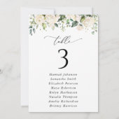 Fleurs blanches, Fleurs de Crème, Cartes de Cartes (Dos)