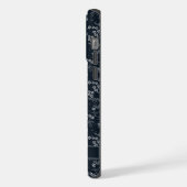 Fleurs blanches foncées florales personnalisables (Côté gauche)