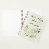 Fleurs blanches ivoire verdure mariage (Devant avec enveloppe)