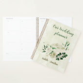Fleurs blanches ivoire verdure mariage (Devant avec enveloppe)