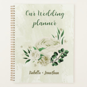 Fleurs blanches ivoire verdure mariage