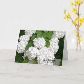 Fleurs blanches juste pour vous carte (Fleur jaune)