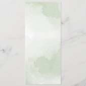fleurs blanches menu mariage (Dos)