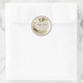 fleurs blanches pot d'épices étiquettes 3 (Sac)