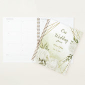 fleurs blanches romantiques verdure mariage (Devant avec enveloppe)