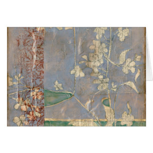 Fleurs blanches sur l'arrière - plan de papier