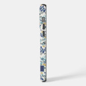 Fleurs bleu rose personnalisables Floral blanc (Côté gauche)