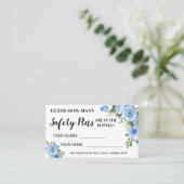 Fleurs Bleues Combien De Pins De Sécurité Carte De (Debout devant)