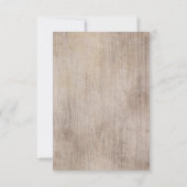 Fleurs bleues et bleues bordeaux RSVP rustique (Dos)