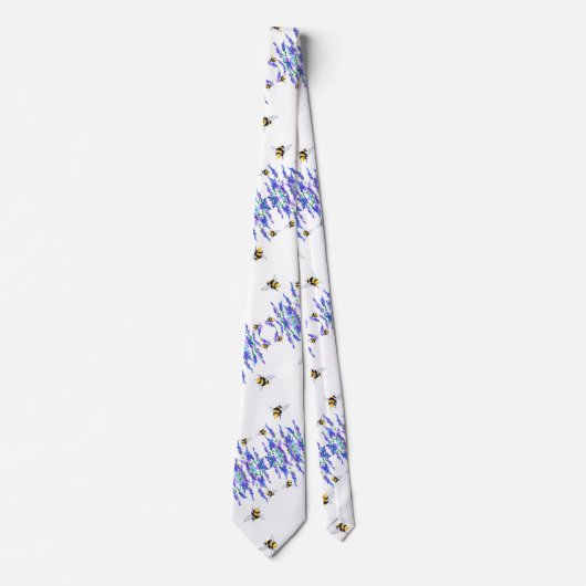 Fleurs bleues et Cravate d'abeille (Devant)