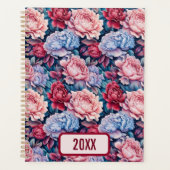 Fleurs bleues et roses (Devant)