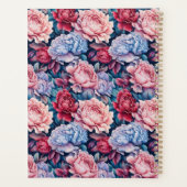 Fleurs bleues et roses (Dos)