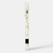 Fleurs bleues et rouges, noires, votre nom (Côté gauche)