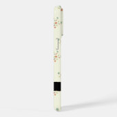 Fleurs bleues et rouges, noires, votre nom (Côté droit)