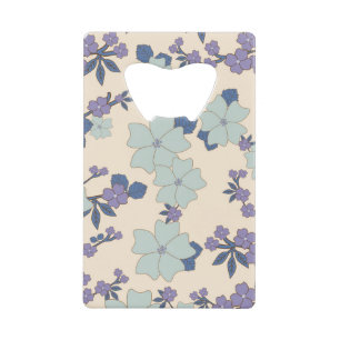 Fleurs Bleues, Fleurs Violettes, Motif Floral