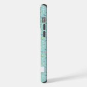 Fleurs bleues florales blanches (Côté gauche)