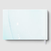 Fleurs bleues Graduation personnalisable (Verso)