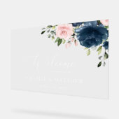 Fleurs Bleues Marine, Fleurs Roses, Accueil Mariag (Angle)