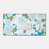 Fleurs Bleues, Motif Floral, Motif De Fleurs (Clavier et souris)