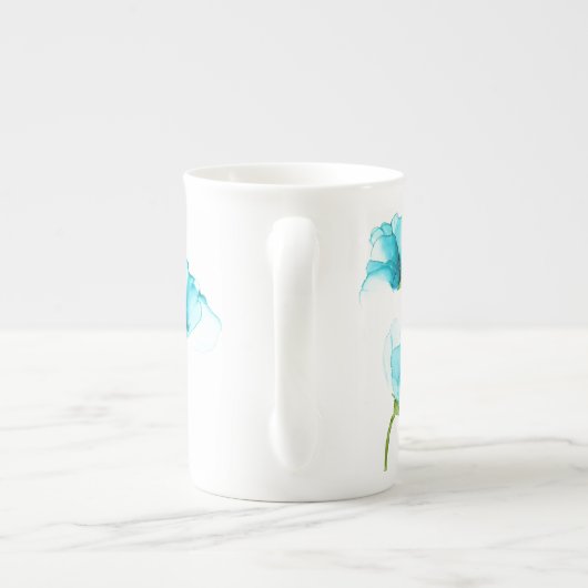 Fleurs bleues os Chine Mug (Dos)