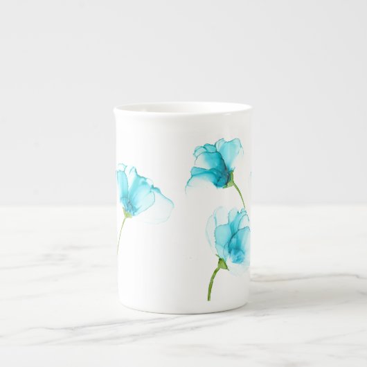 Fleurs bleues os Chine Mug (Devant)