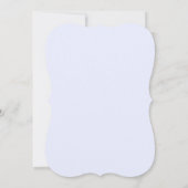 Fleurs Bleues Pot Mason Carte Demoiselle D'Honneur (Dos)