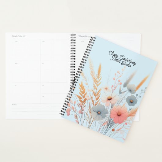 Fleurs botaniques et graminées (Devant avec enveloppe)