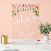 Fleurs botaniques roses mariage or (Mariage)