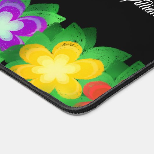 Fleurs botaniques tropicales (Coin)