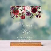 Fleurs Bourgognes, Fleurs Roses, Boho, Bar Mimosa (Neutre)