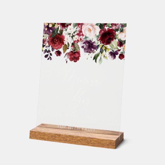 Fleurs Bourgognes, Fleurs Roses, Boho, Bar Mimosa (Angle)