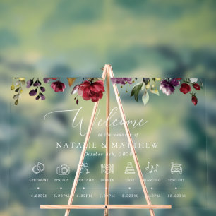 Fleurs Bourgognes, Fleurs roses, Chronologie Maria