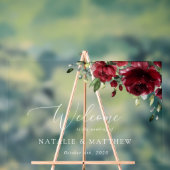 Fleurs Bourgognes, Fleurs rouges, Accueil Mariage (Neutre)