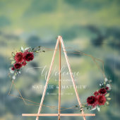 Fleurs Bourgognes, Fleurs rouges, Accueil Mariage (Neutre)