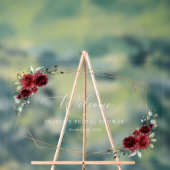 Fleurs Bourgognes, Fleurs Rouges, Accueil Mariage (Neutre)