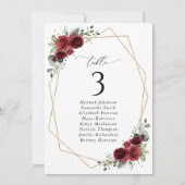 Fleurs Bourgognes, Fleurs Rouges, Cartes de Cartes (Dos)