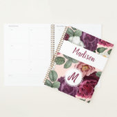 Fleurs Bourguignon Élégantes Monogramme Tendance (Devant avec enveloppe)