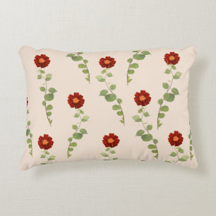 Fleurs bourguignonnes et vert : accent coussin