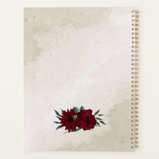 Fleurs bourguignonnes mariage (Dos)