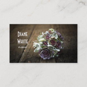 Fleurs, Boutique Florale, Carte de visite fleurist