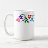 Fleurs Broderie Ethnique Mug (Gauche)