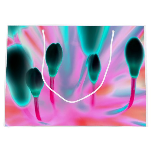 Fleurs Buds Floral Imaginaire Design Sac cadeau (Devant)