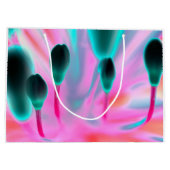 Fleurs Buds Floral Imaginaire Design Sac cadeau (Dos)