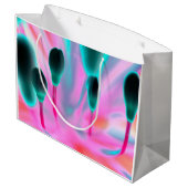 Fleurs Buds Floral Imaginaire Design Sac cadeau (Dos Angle)