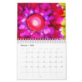 Fleurs - Calendrier 2025 de douze mois d'art (Feb 2026)