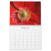 Fleurs - Calendrier de 18 mois (Jan 2026)