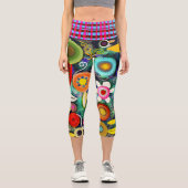 Fleurs capri leggings (Recto)
