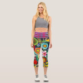 Fleurs capri leggings (Recto)