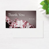 Fleurs - Carte de remerciements Mariage (Bureau)